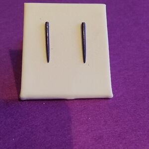 Elegant Purple Spike Earrings